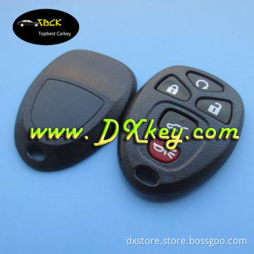 Best price 5 buttons car remote key case NO Writings on the back for GMC keys Buick car keys car key shell